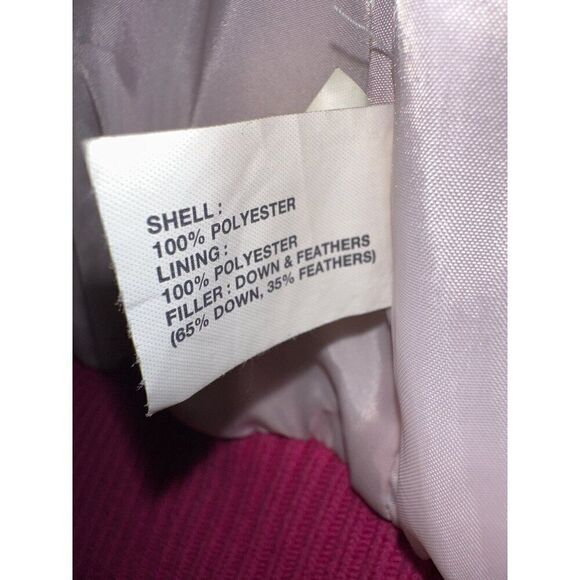 Gap Pink Down & Feathers Puffer Vest Size Medium - Picture 10 of 10